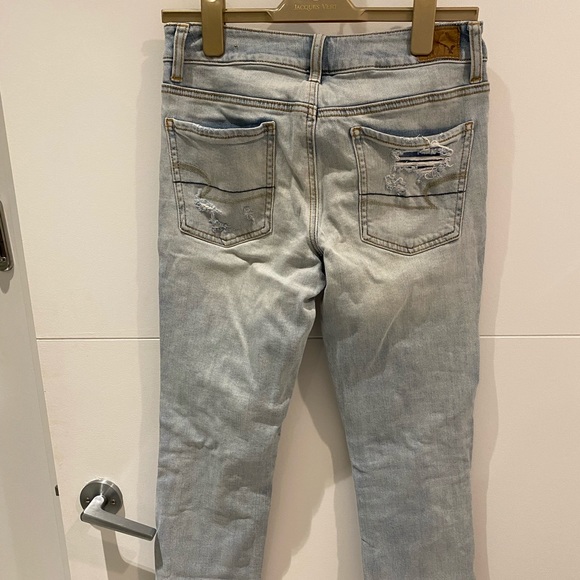 American Eagle Tomgirl jeans size 0 - Picture 2 of 5